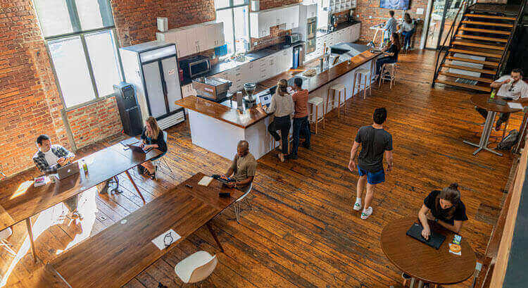 1 Person Coworking Desk