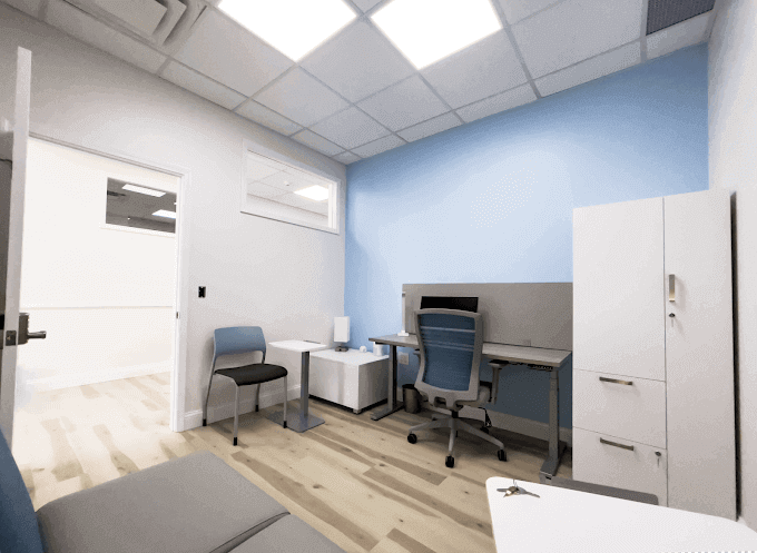 1 Person Coworking Desk