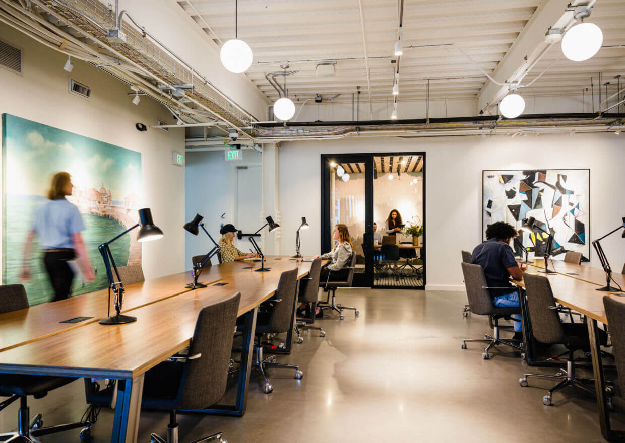 1 Person Coworking Desk