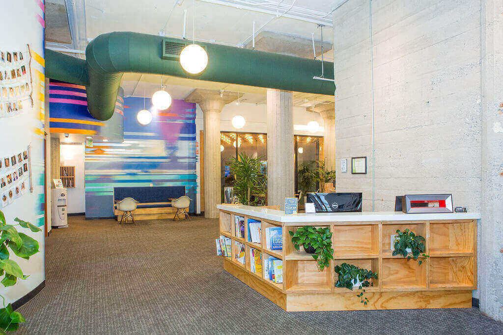 5 Person Coworking Desk