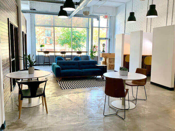 1 Person Coworking Desk