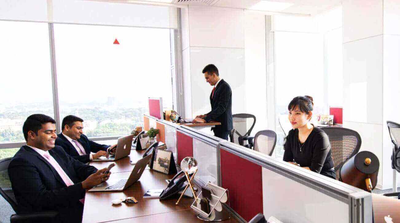 6 Person Coworking Desk