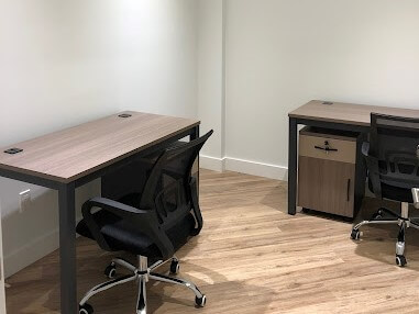 3 Person Coworking Desk