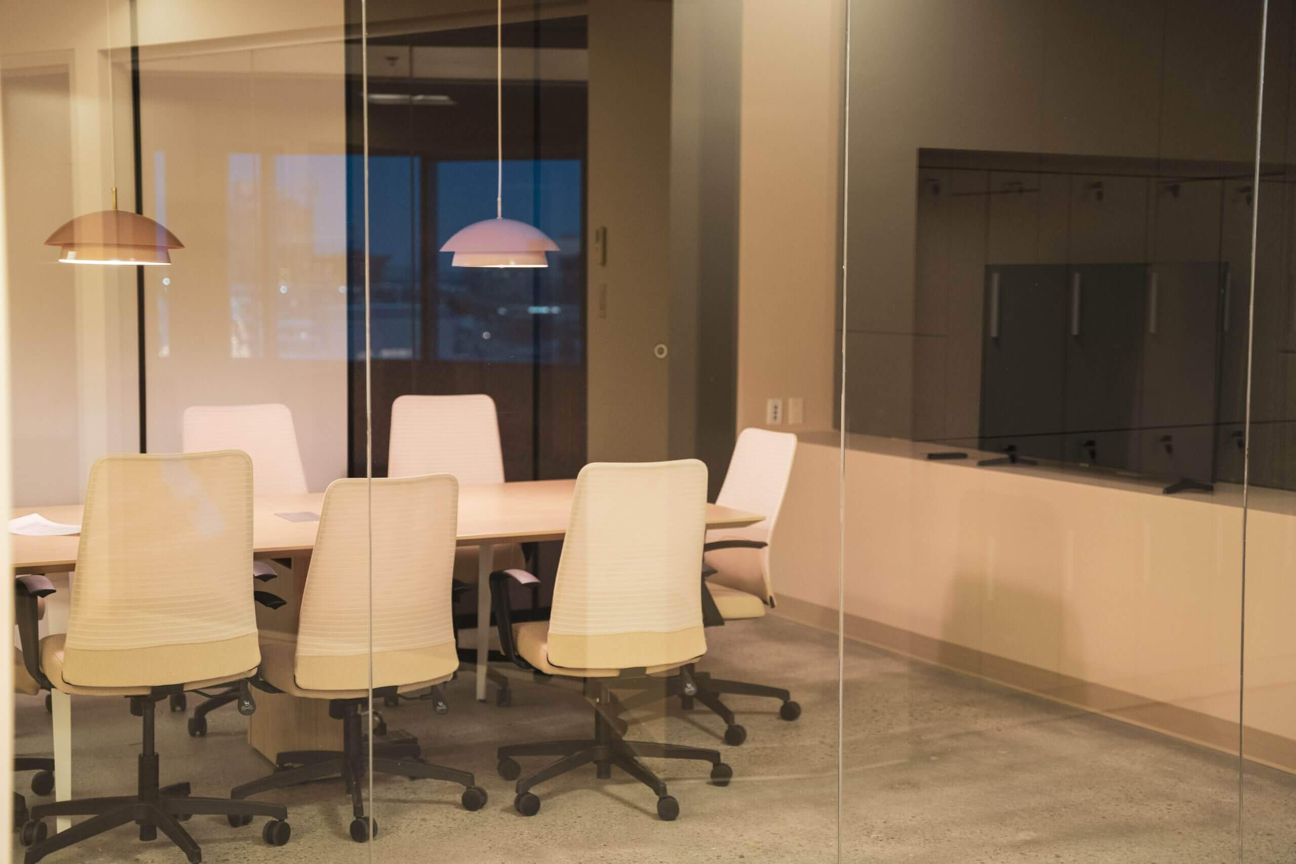 3 Person Coworking Desk