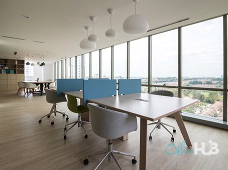 3 Person Coworking Desk