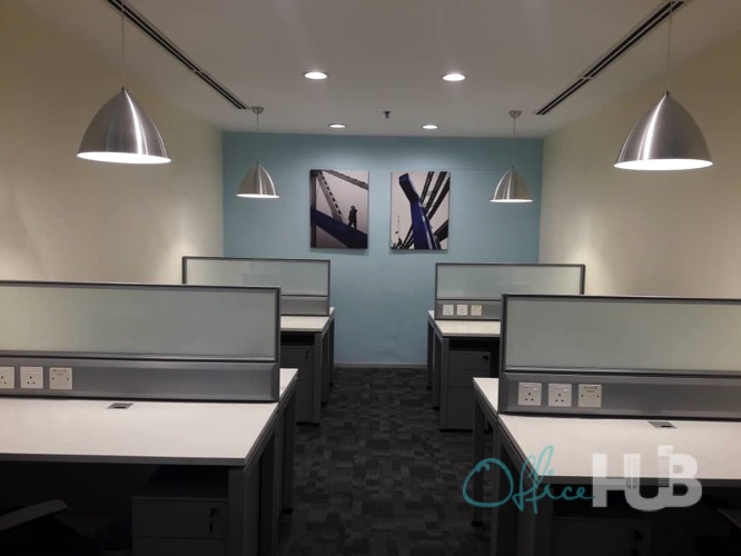 3 Person Coworking Desk