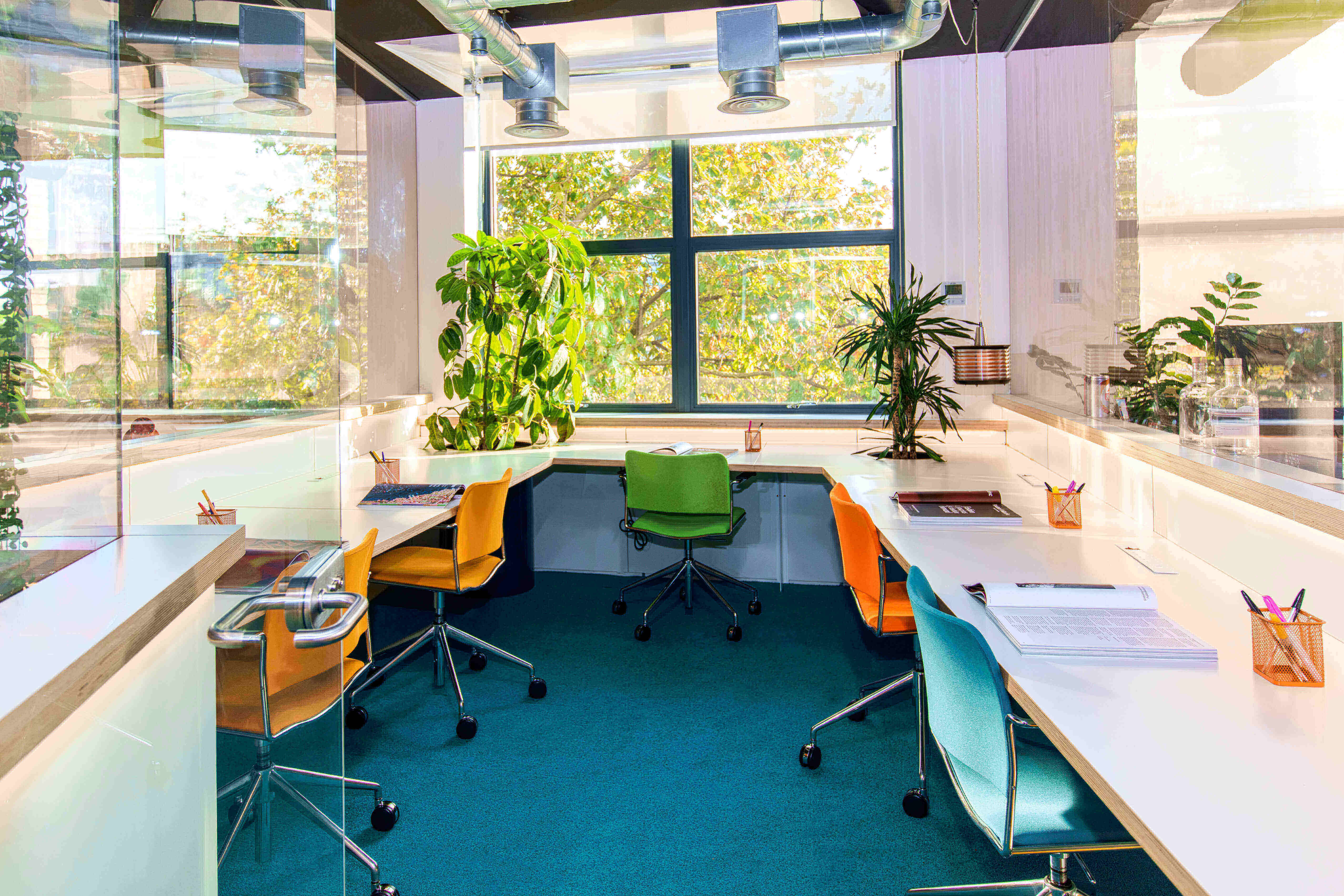 1 Person Coworking Desk