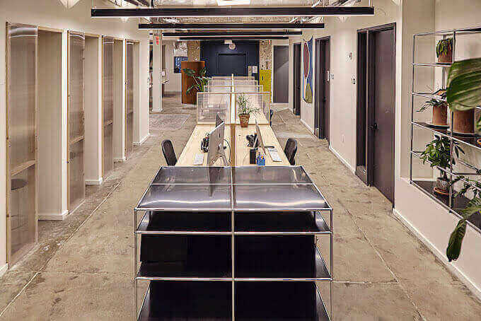 1 Person Coworking Desk