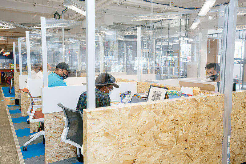 2 Person Coworking Desk