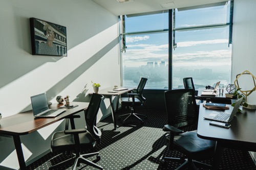 2 Person Coworking Desk